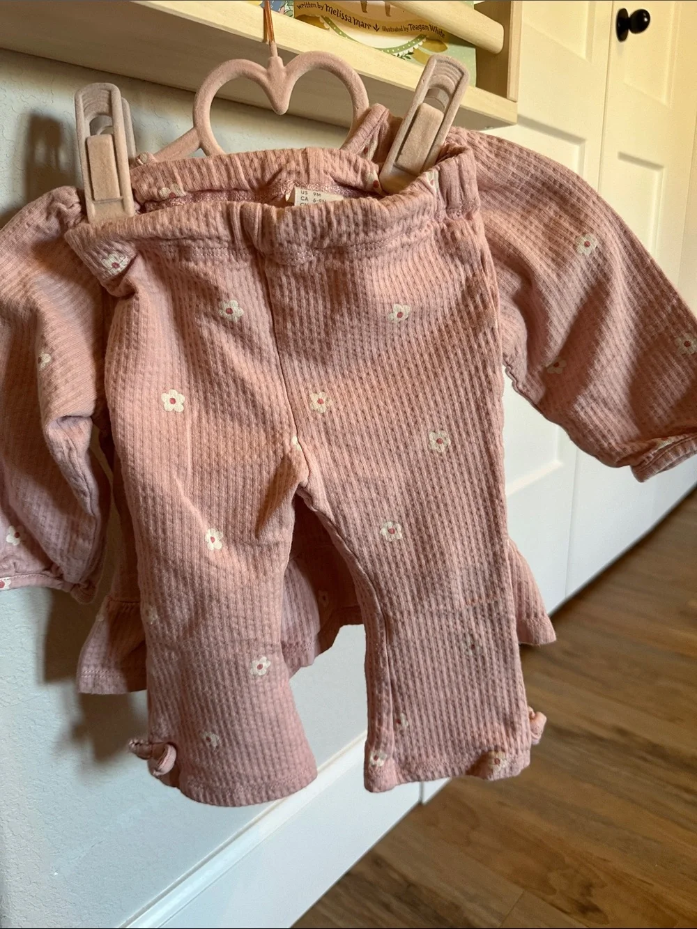 H&M Pink Floral Baby Matching Set